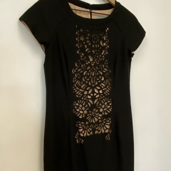 Maeve Dresses & Skirts - ANTHRO MAEVE‎ black and tan cocktail dress size 8